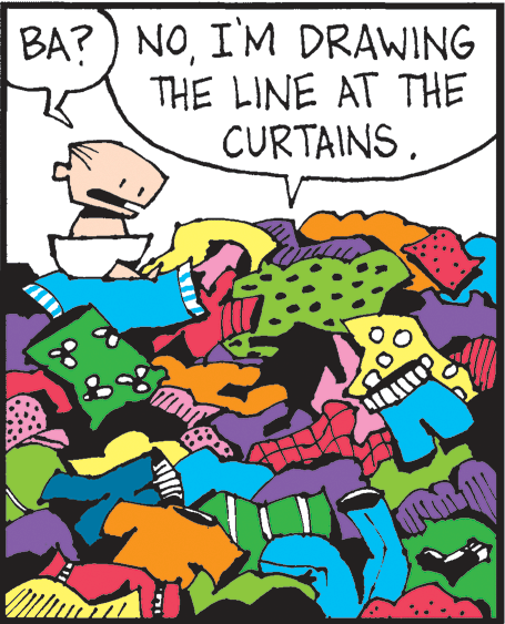 Graphics OCR: BA? ) NOI'M DRAWING THE LINE AT THE CURTAINSBA? ) NOI'M DRAWING THE LINE AT THE CURTAINS