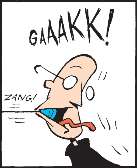 Painting OCR: GIAAKK? ZANG! GIAAKK? ZANG!