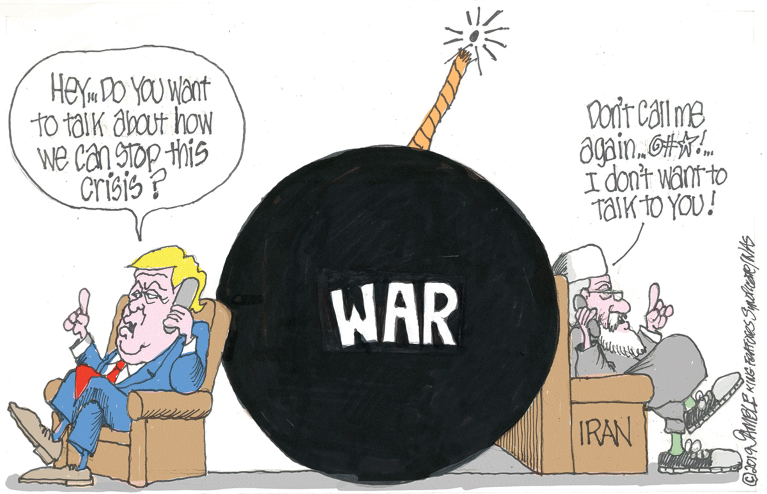 Happy OCR: HeYa DO YOU Want to taik about how we can stop this Crisis ? Dorit call meagain 6#.. I don't want to Taik to YOu! WAR IRAN HeYa DO YOU Want to taik about how we can stop this Crisis ? Dorit call meagain 6#.. I don't want to Taik to YOu! WAR IRAN
