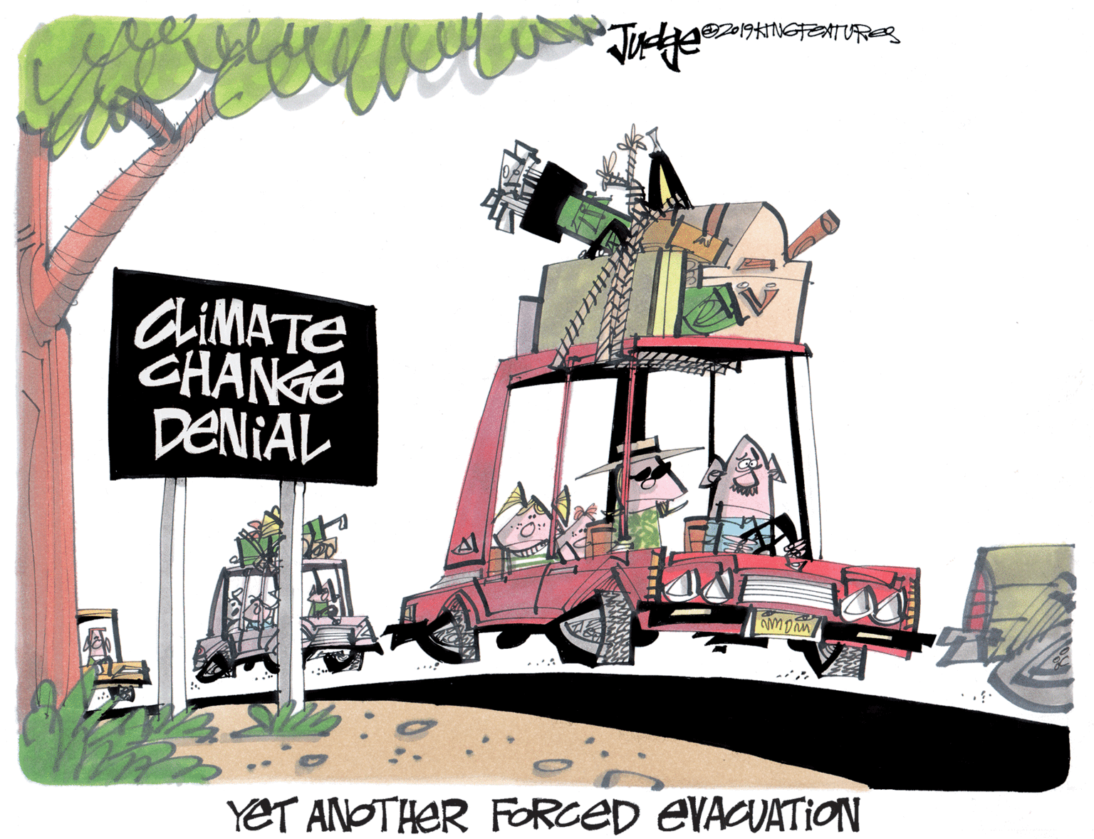 Truck OCR: CliMATE CHANGE DENIAL YET ANOTHER FORCED EVACUATION CliMATE CHANGE DENIAL YET ANOTHER FORCED EVACUATION