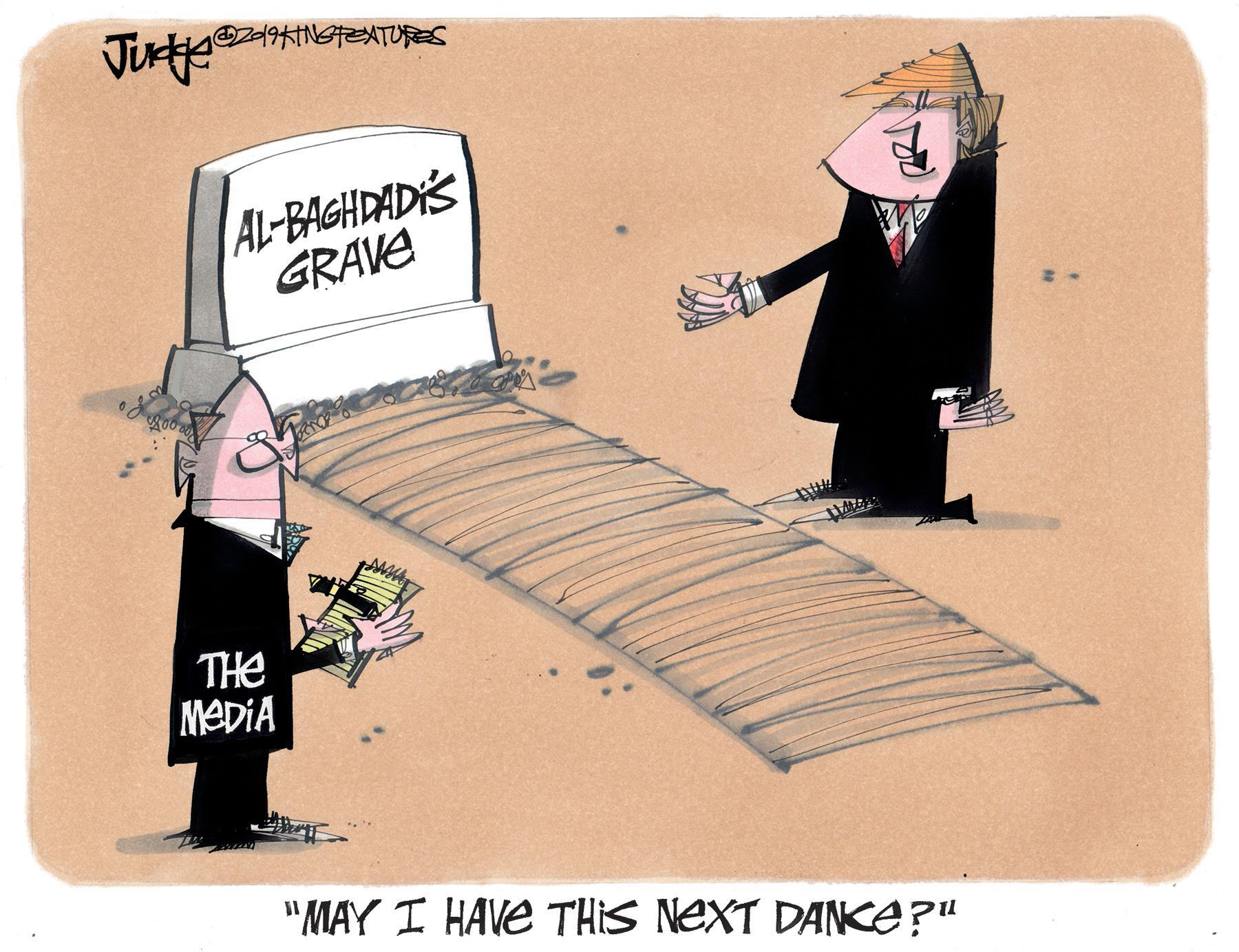 Humour OCR: Jirte AL-BAGHDADY'S GRAVE THE MEDIA "MAY I HAVE THIS NEXT DANKE ?" Jirte AL-BAGHDADY'S GRAVE THE MEDIA "MAY I HAVE THIS NEXT DANKE ?"