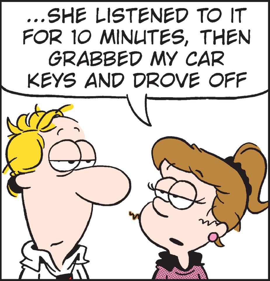 Sharing OCR: ...SHE LISTENED TO IT FOR 10 MINUUTESTHEN GRABBED MY CAR KEYS AND DROVE OFF ...SHE LISTENED TO IT FOR 10 MINUUTESTHEN GRABBED MY CAR KEYS AND DROVE OFF