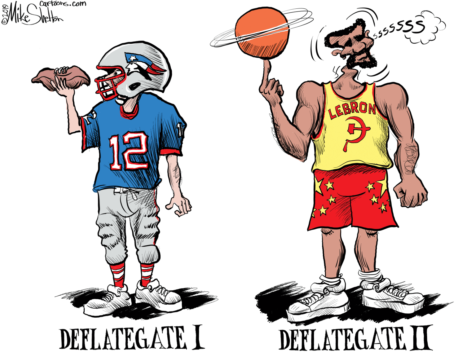 Sleeve OCR: Cartoons.com assssss LEBROM 12 DEFLATEGATE I DEFLATEGATE II Cartoons.com assssss LEBROM 12 DEFLATEGATE I DEFLATEGATE II