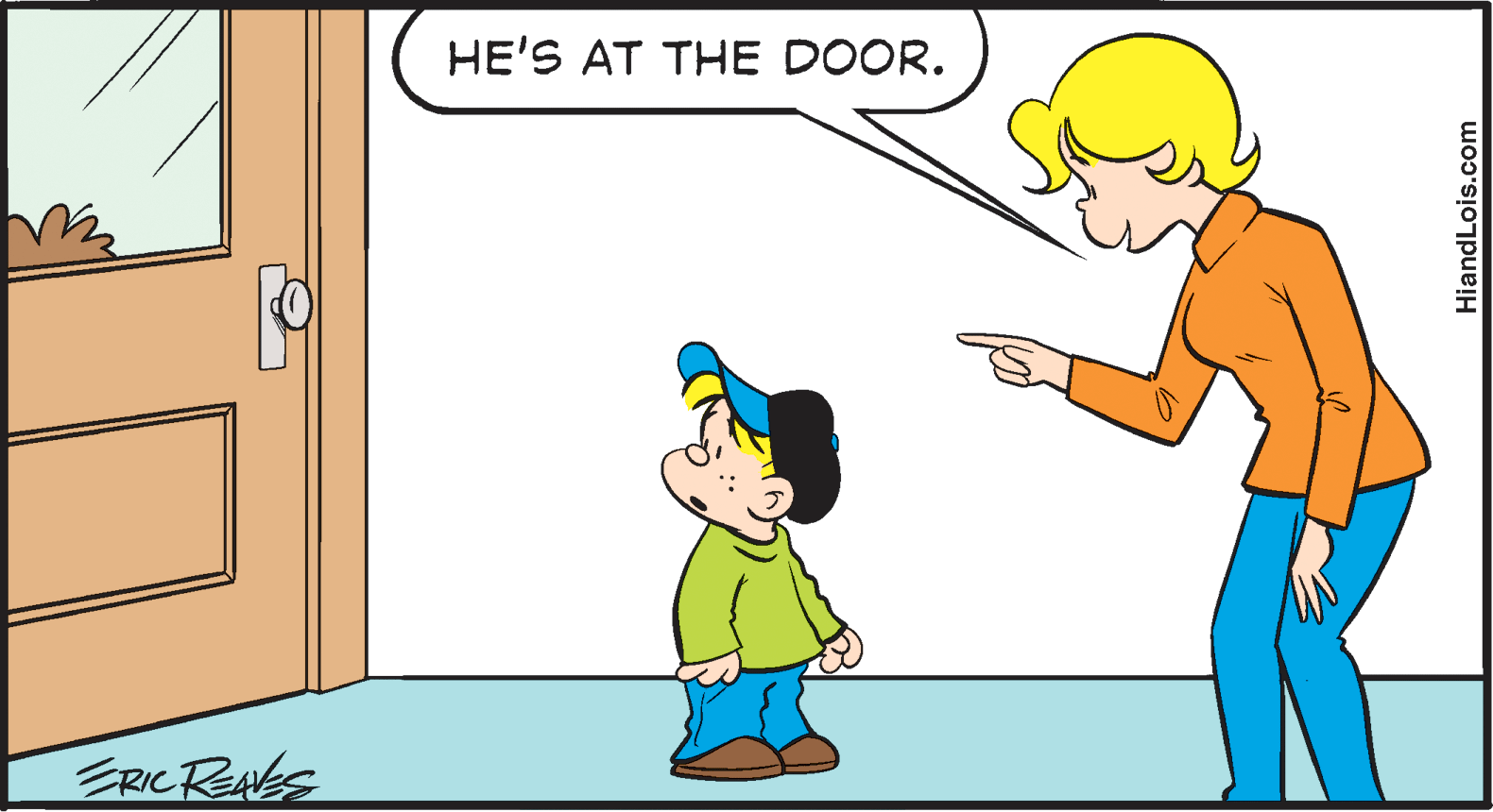 Parallel OCR: HE'S AT THE DOOR. ERICRAE HiandLois.com HE'S AT THE DOOR. ERICRAE HiandLois.com