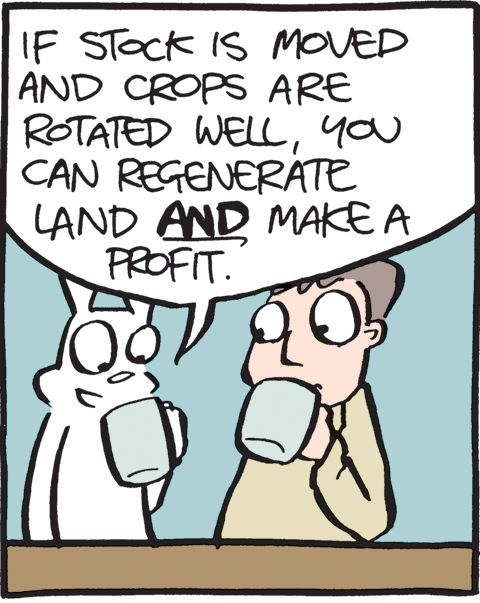Fiction OCR: IF STOCK IS MOVED AND CROPS ARE ROTATED WELLyou CAN REGENERATE LAND AND MAKE A PROFIT. IF STOCK IS MOVED AND CROPS ARE ROTATED WELLyou CAN REGENERATE LAND AND MAKE A PROFIT.