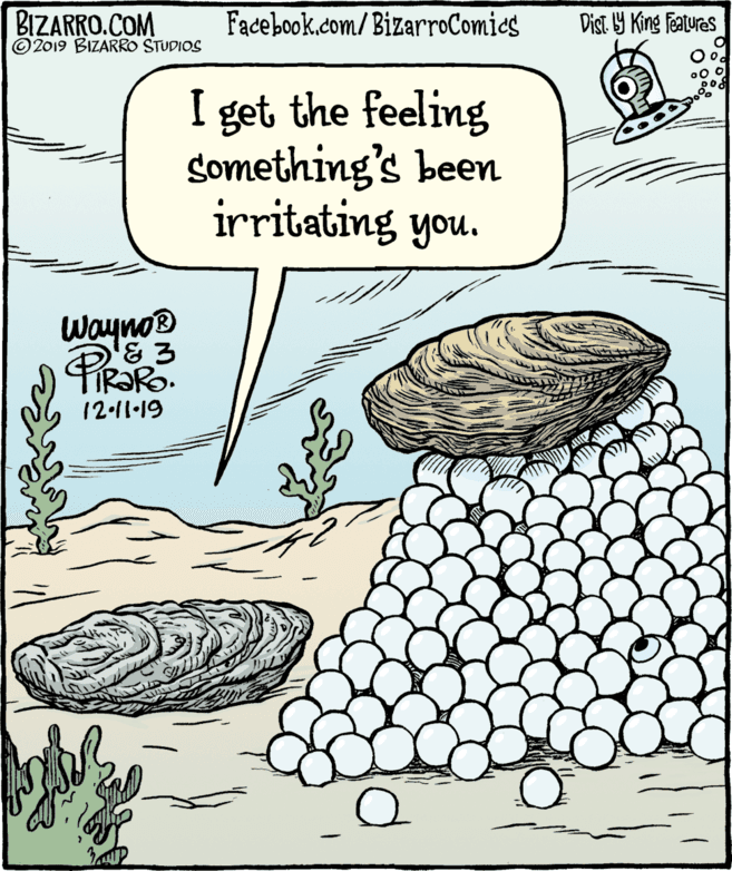 Staple food OCR: BIZARRO.COM © 2019 BIZARRO STUDIOS Facebook.com/BizarroComies Dist 9 King Features I get the feeling gomething's been irritating you. Wayno® R?RO. 12.11•19 BIZARRO.COM © 2019 BIZARRO STUDIOS Facebook.com/BizarroComies Dist 9 King Features I get the feeling gomething's been irritating you. Wayno® R?RO. 12.11•19