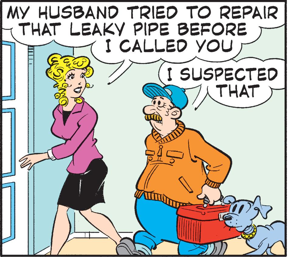 Happy OCR: MY HUSBAND TRIED TO REPAIR THAT LEAKY PIPE BEFORE I CALLED YOU I SUSPECTED THAT MY HUSBAND TRIED TO REPAIR THAT LEAKY PIPE BEFORE I CALLED YOU I SUSPECTED THAT