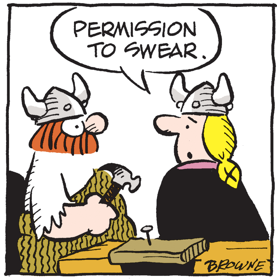 Line OCR: PERMISSION TO SWEAR. BROWNE PERMISSION TO SWEAR. BROWNE