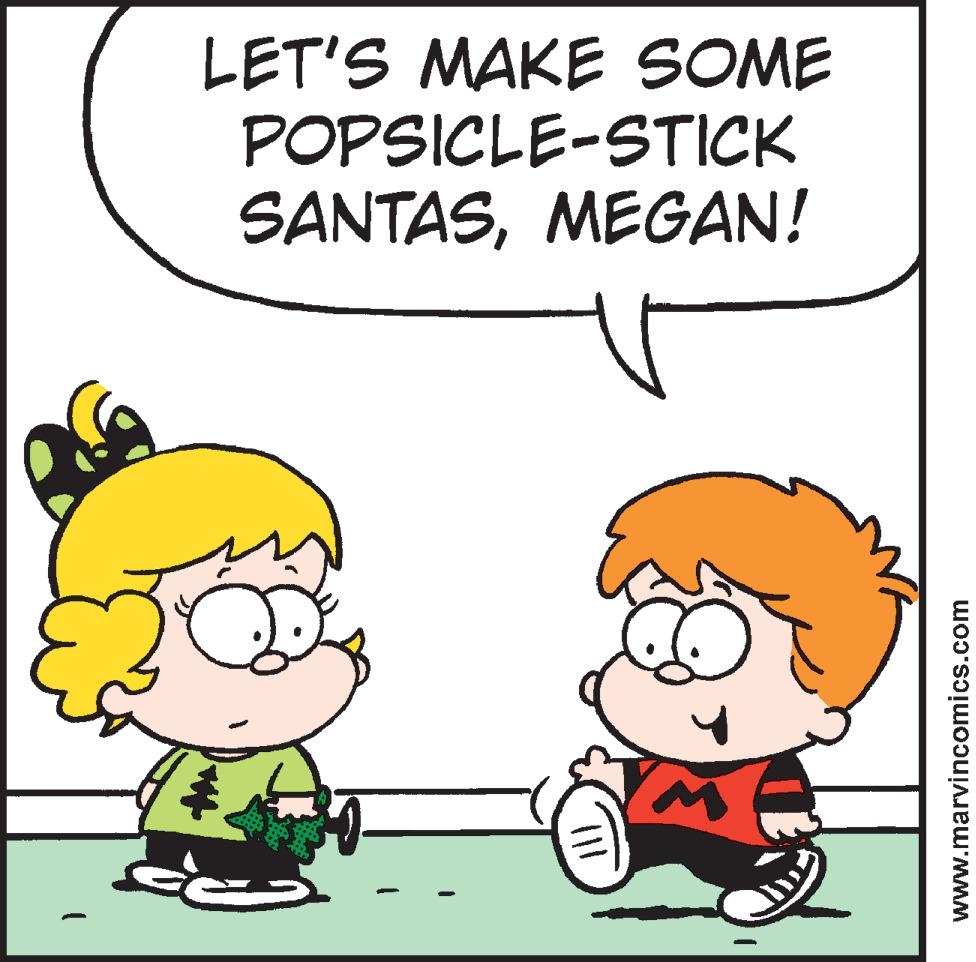 Handwriting OCR: LET'S MAKE SOME POPSICLE-STICK SANTASMEGAN! www.marvincomics.com LET'S MAKE SOME POPSICLE-STICK SANTASMEGAN! www.marvincomics.com