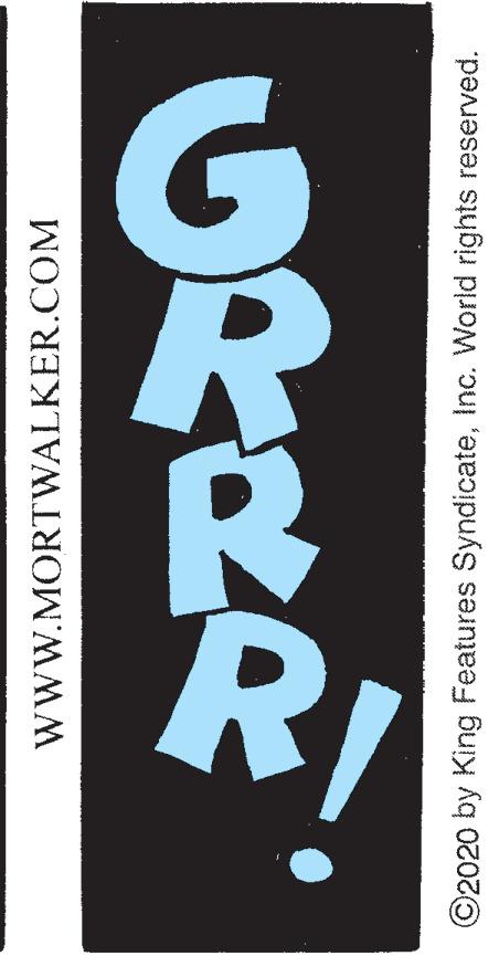 Graphic design OCR: WWW.MORTWALKER.COM ©2020 by King Features SyndicateInc. World rights reserved. WWW.MORTWALKER.COM ©2020 by King Features SyndicateInc. World rights reserved.