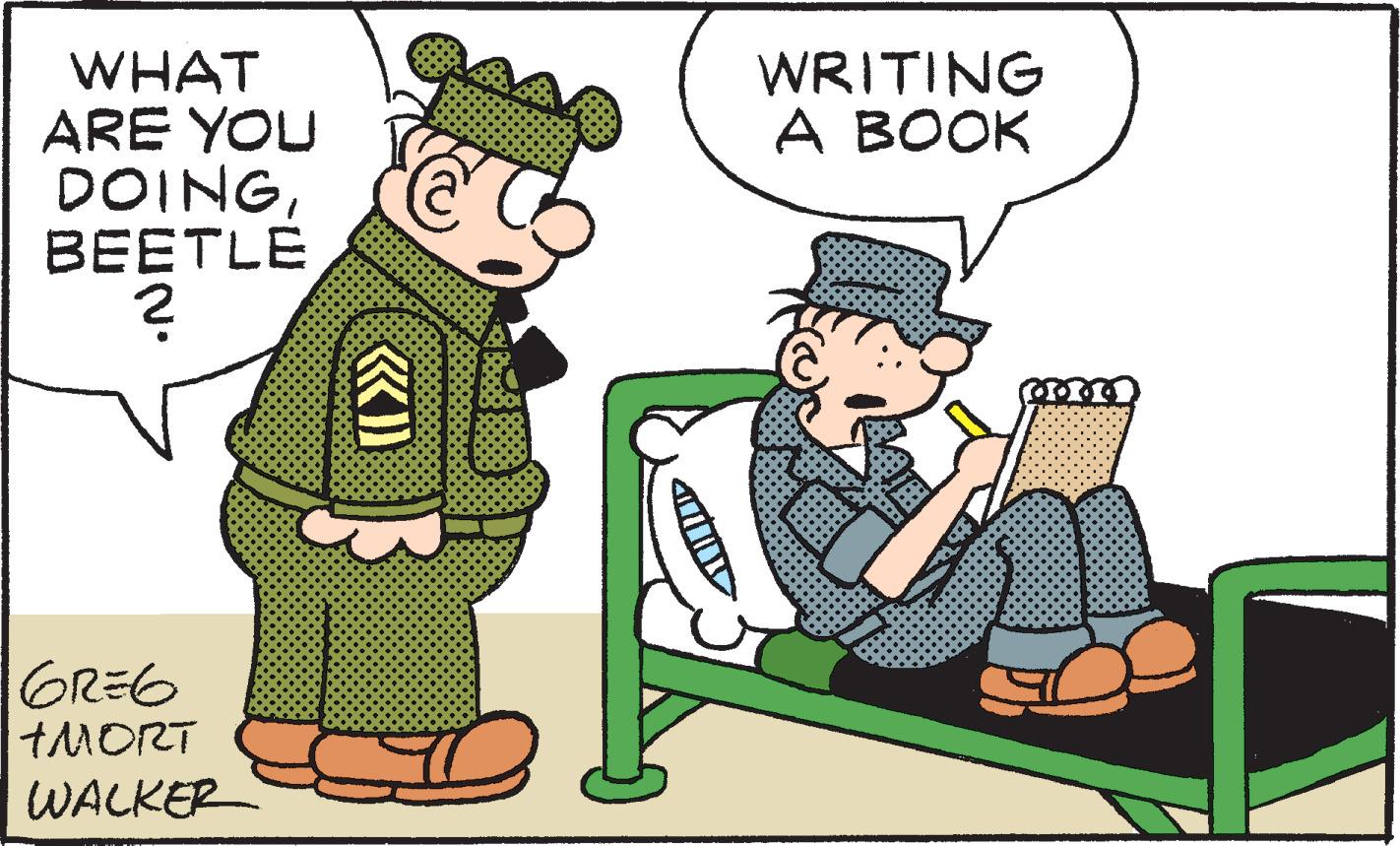 Fiction OCR: WHAT ARE YOU DOINGBEETLE WRITING A BOOK GRE6 TMORT WALKER WHAT ARE YOU DOINGBEETLE WRITING A BOOK GRE6 TMORT WALKER