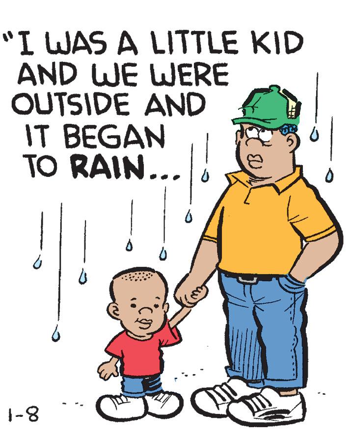 Gesture OCR: "I WAS A LITTLE KID AND WE WERE OUTSIDE AND IT BEGAN TO RAIN... 1-8 "I WAS A LITTLE KID AND WE WERE OUTSIDE AND IT BEGAN TO RAIN... 1-8