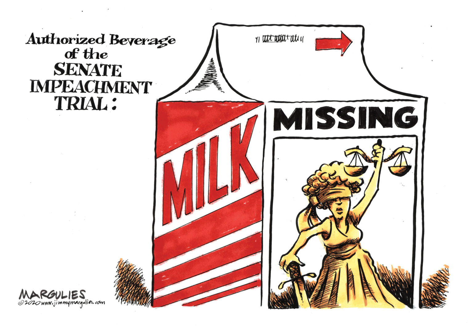 Symbol OCR: Authorized Beverage of the SENATE IMPEACHMENT TRIAL: Y1?? MISSING MILK MARGULIES. Owno Www.jimmymargulien. com Authorized Beverage of the SENATE IMPEACHMENT TRIAL: Y1 ? ? MISSING MILK MARGULIES. Owno Www.jimmymargulien. com