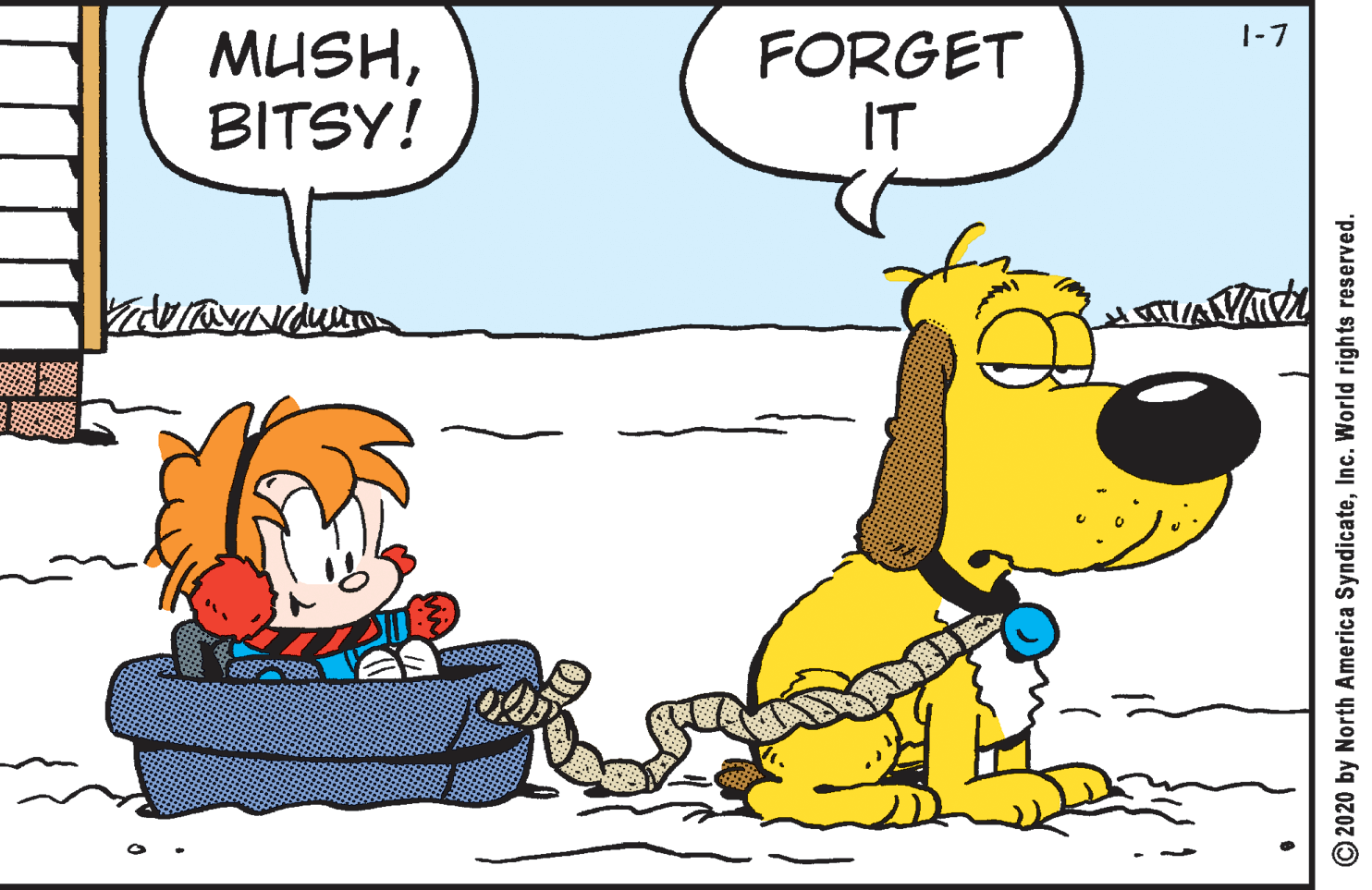 Art OCR: 1-7 FORGET MUSHBITSY! IT © 2020 by North America SyndicateInc. World rights reserved. 1-7 FORGET MUSHBITSY! IT © 2020 by North America SyndicateInc. World rights reserved.