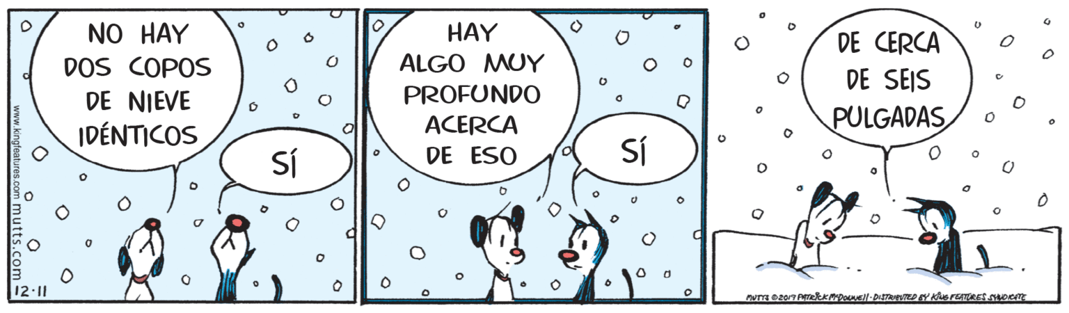 Pattern OCR: NO HAY DOS COPOS DE NIEVE IDÉNTICOS HAY DE CERCA DE SEIS ALGO MUY PROFUNDO ACERCA PULGADAS SÍ DE ESO Sí 12-11 NO HAY DOS COPOS DE NIEVE IDÉNTICOS HAY DE CERCA DE SEIS ALGO MUY PROFUNDO ACERCA PULGADAS SÍ DE ESO Sí 12-11