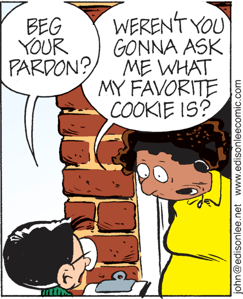 Gesture OCR: BEG YOUR PARDON? WERENT YOU GONNA ASK ME WHAT MY FAVORITE COOKIE IS? john@edisonlee.net www.edisonleecomic.com BEG YOUR PARDON? WERENT YOU GONNA ASK ME WHAT MY FAVORITE COOKIE IS? john@edisonlee.net www.edisonleecomic.com