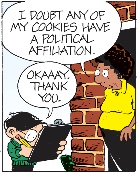 Font OCR: I DOUBT ANY OF MY COOKIES HAVE A POLITICAL AFFILIATION. OKAAAY. THANK YOU. I DOUBT ANY OF MY COOKIES HAVE A POLITICAL AFFILIATION. OKAAAY. THANK YOU.