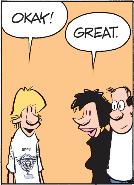 Humour OCR: ????! GREAT. 00 ????! GREAT. 00