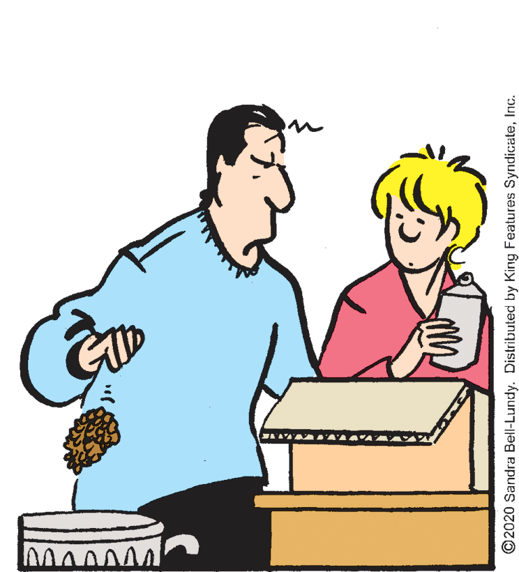 Graphics OCR: in ©2020 Sandra Bell-Lundy. Distributed by King Features SyndicateInc. in ©2020 Sandra Bell-Lundy. Distributed by King Features Syndicate