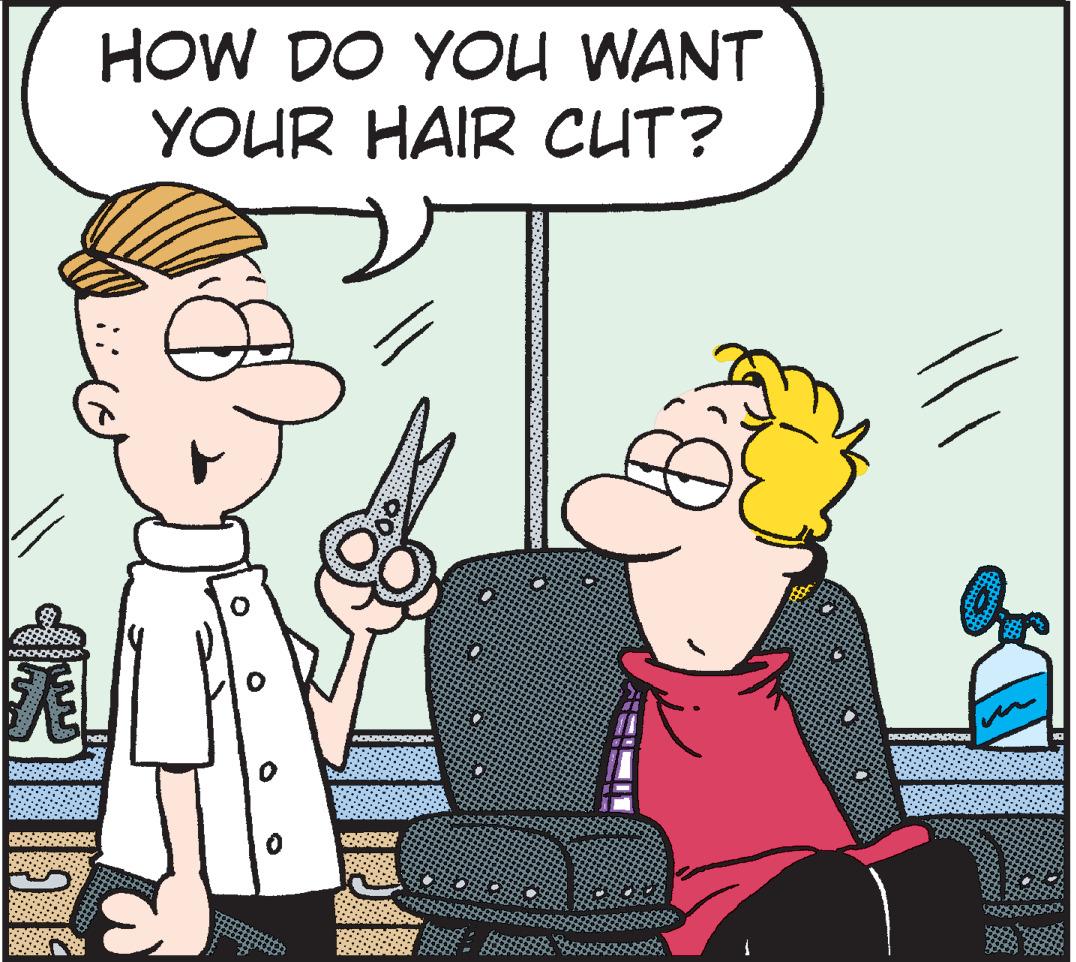 Thumb OCR: HOW DO YOU WANT YOUR HAIR CUT? HOW DO YOU WANT YOUR HAIR CUT?