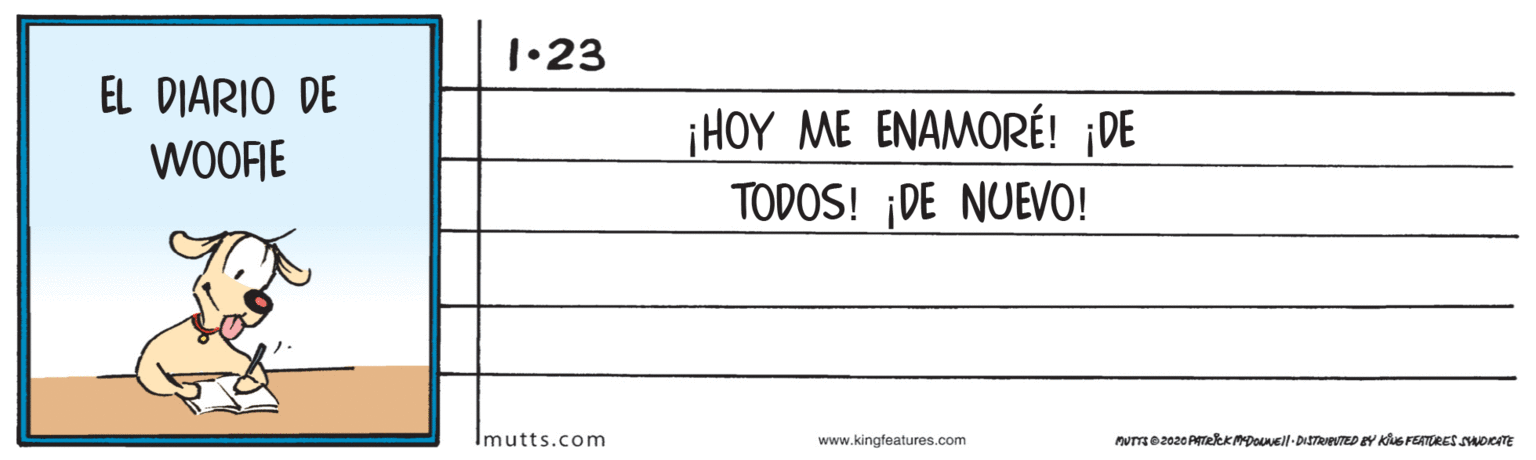 Slope OCR: 1•23 EL DIARIO DE WOORE H?? M? ????ORE! DE TODOS! ¡DE NUEVO! Imutts.com www.kingfeatures.com 1•23 EL DIARIO DE WOORE H?? M? ????ORE! DE TODOS! ¡DE NUEVO! Imutts.com www.kingfeatures.com