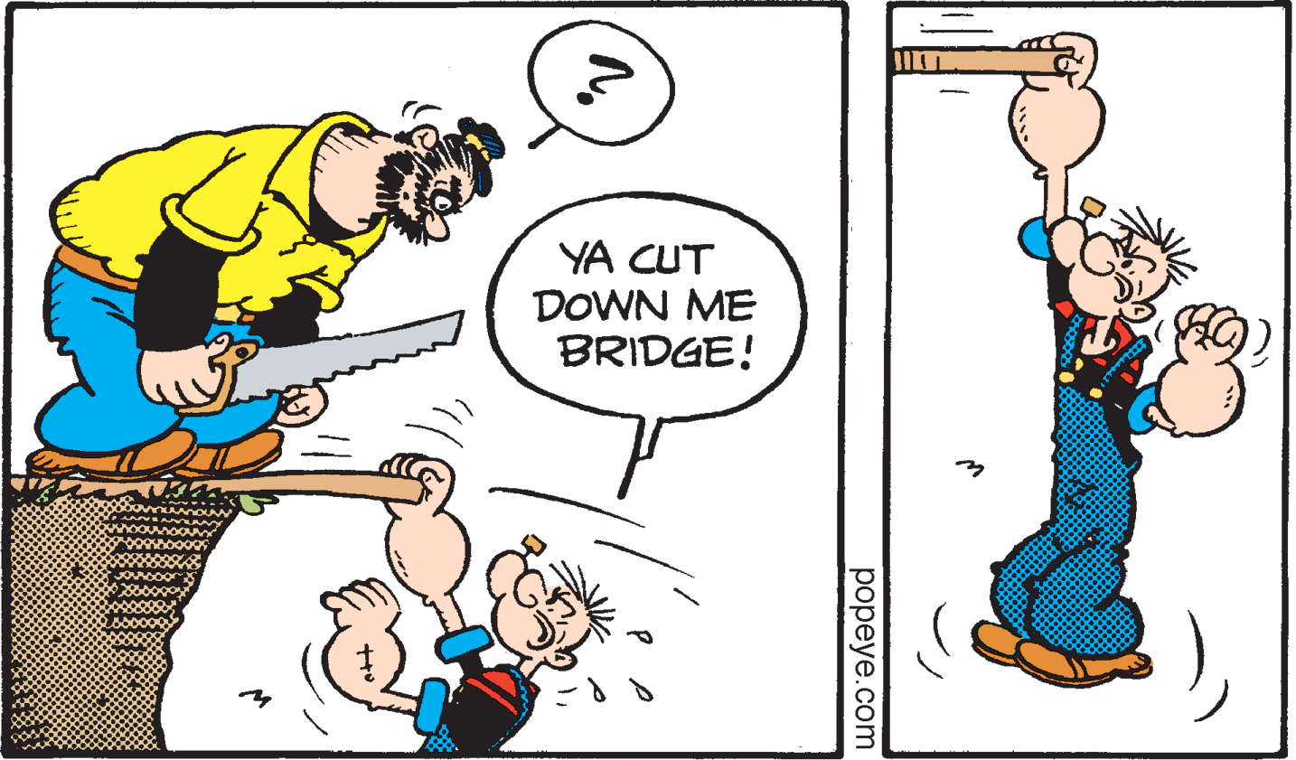Graphics OCR: YA CUT DOWN ME BRIDGE! ??peye.com YA CUT DOWN ME BRIDGE! ??peye.com