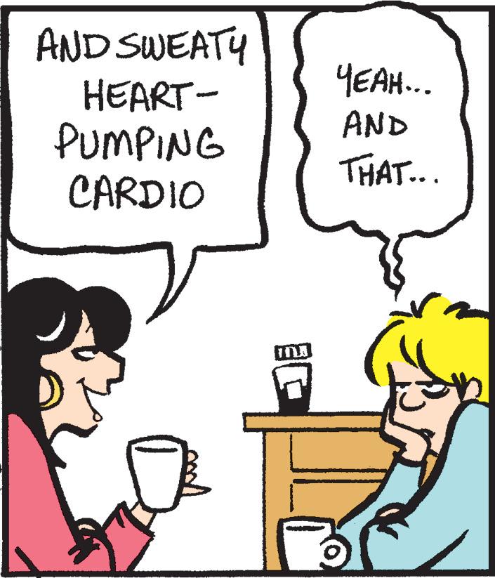 Product OCR: AND SWEATY HEART- PUMPING CARDIO ????... AND THAT... AND SWEATY HEART- PUMPING CARDIO ????... AND THAT...