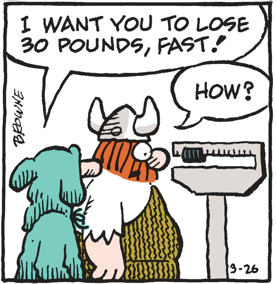 Line art OCR: I WANT YOU TO LOSE 30 POUNDSFAST. HOW? 3-26 I WANT YOU TO LOSE 30 POUNDSFAST. HOW? 3-26