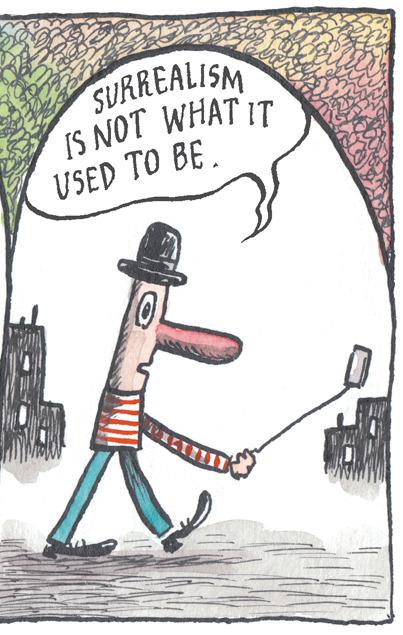 Happy OCR: SURREALISM IS NOT WHAT IT USED TO BE. SURREALISM IS NOT WHAT IT USED TO BE.