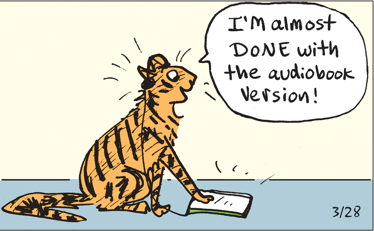 Whiskers OCR: I'M almost DONE with the audiobook Version! 3/28 I'M almost DONE with the audiobook Version! 3/28