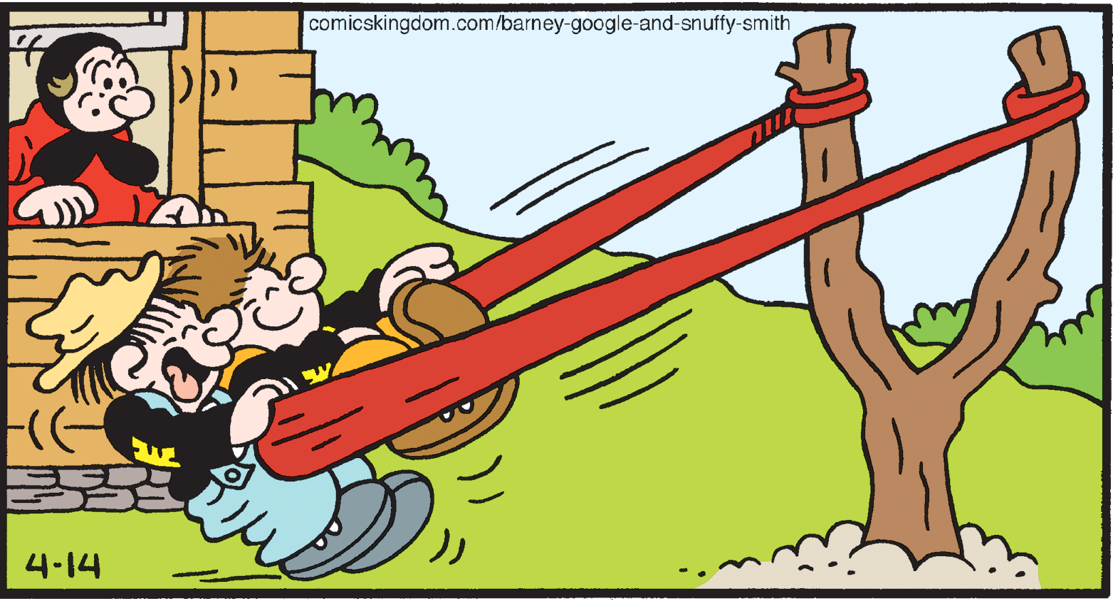 Recreation OCR: comicskingdom.com/barney-google-and-snuffy-smith 4-14 comicskingdom.com/barney-google-and-snuffy-smith 4-14