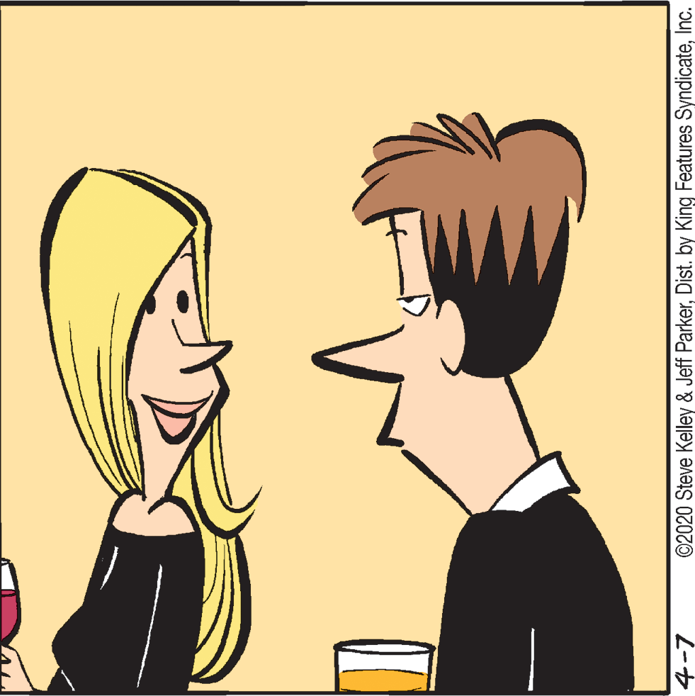 Animated cartoon OCR: ©2020 Steve Kelley & Jeff ParkerInc. ©2020 Steve Kelley & Jeff ParkerDist. by King Features Syndicate