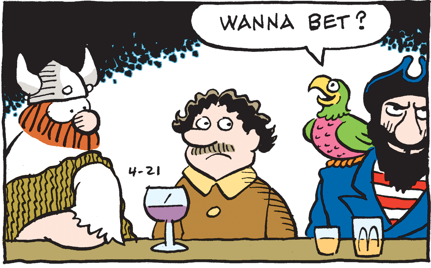 Mammal OCR: WANNA BET? 4-21 WANNA BET? 4-21