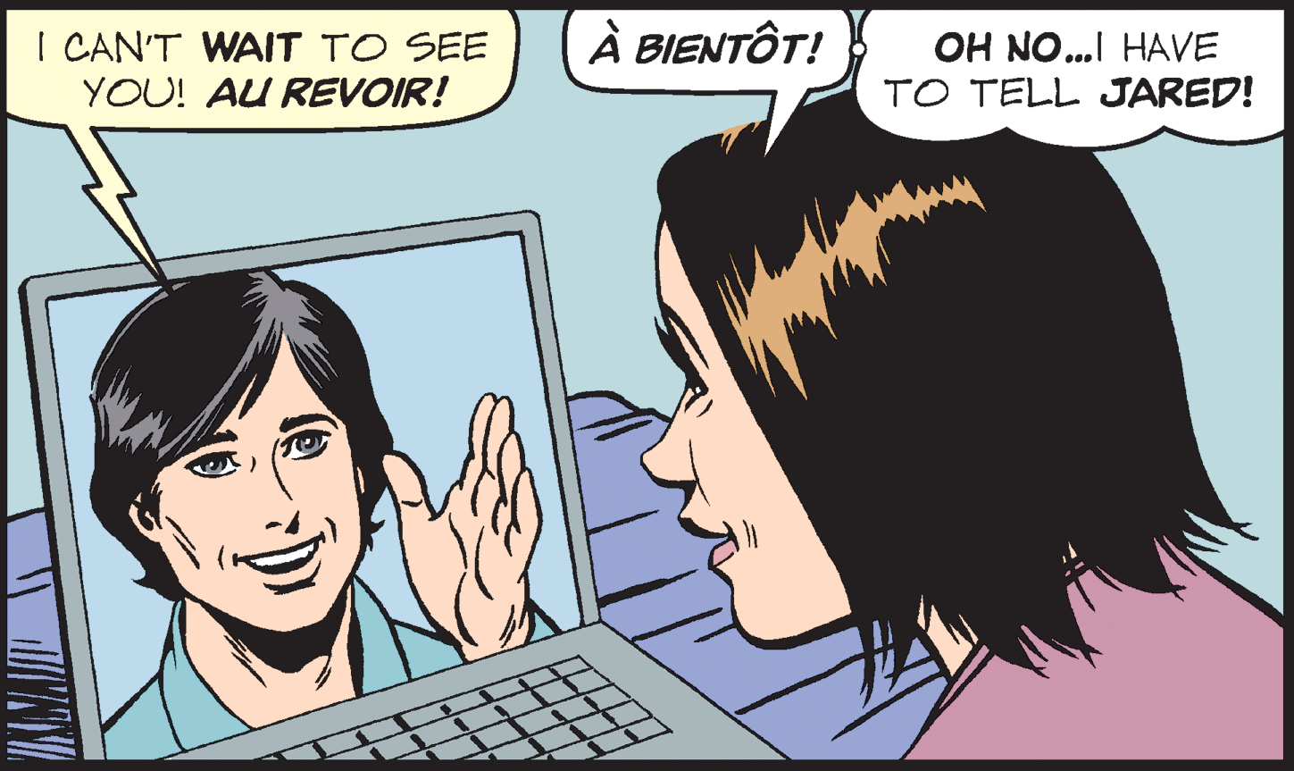 Gesture OCR: À BIENTÔT! I CAN'T WAIT TO SEE YOU! AU REVOIR! OH NO..I HAVE TO TELL JARED! À BIENTÔT! I CAN'T WAIT TO SEE YOU! AU REVOIR! OH NO..I HAVE TO TELL JARED!