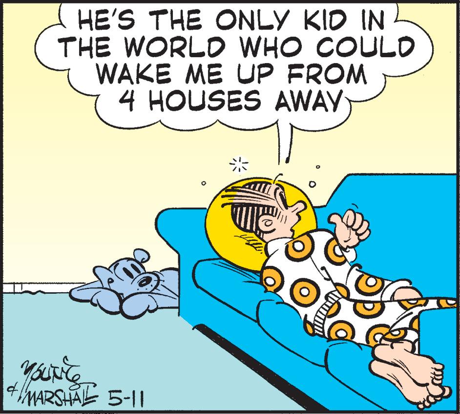 Fiction OCR: HE'S THE ONLY KID IN THE WORLD WHO COULO WAKE ME UP FROM 4 HOUSES AWAY 4MARSHAL 5-11 HE'S THE ONLY KID IN THE WORLD WHO COULO WAKE ME UP FROM 4 HOUSES AWAY 4MARSHAL 5-11