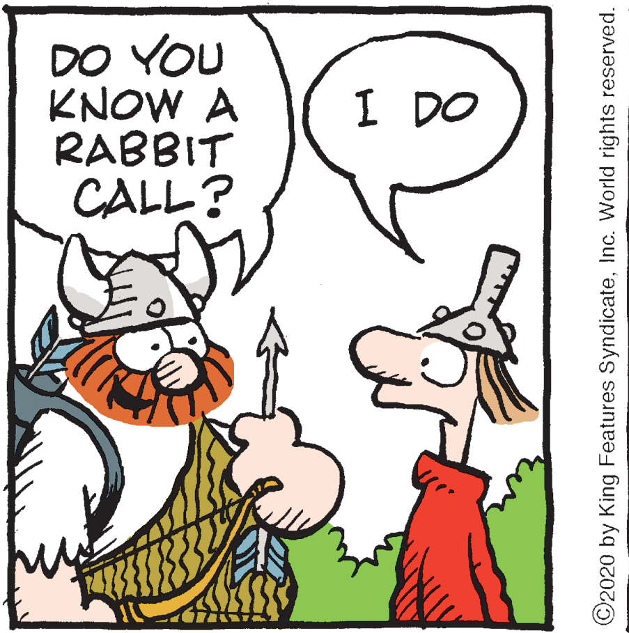 Handwriting OCR: DO YOU KNOW A RABBIT CALL? I DO ©2020 by King Features SyndicateInc. World rights reserved. DO YOU KNOW A RABBIT CALL? I DO ©2020 by King Features SyndicateInc. World rights reserved.