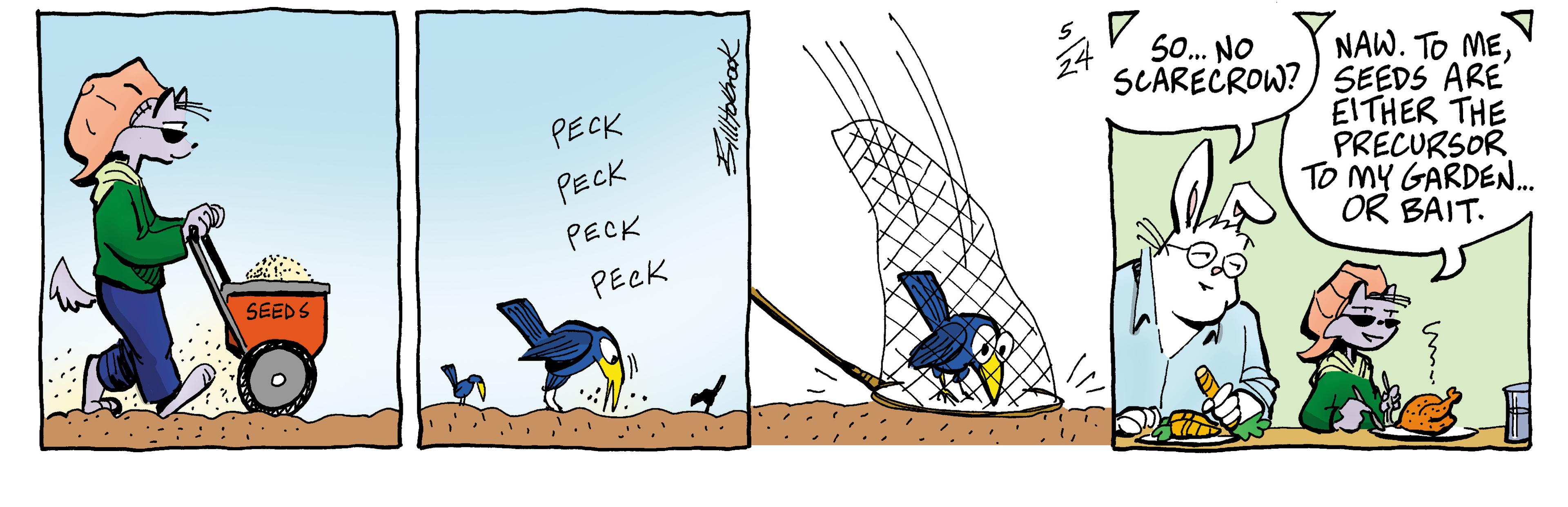 Paper OCR: 50. NO NAW. TO MESCARECROW? ) SEEDS ARE EITHER THE PRECURSOR TO MY GARDEN. OR BAIT. PECK PECK PECK SEEDS PECK Ellbberook 50. NO NAW. TO MESCARECROW? ) SEEDS ARE EITHER THE PRECURSOR TO MY GARDEN. OR BAIT. PECK PECK PECK SEEDS PECK Ellbberook