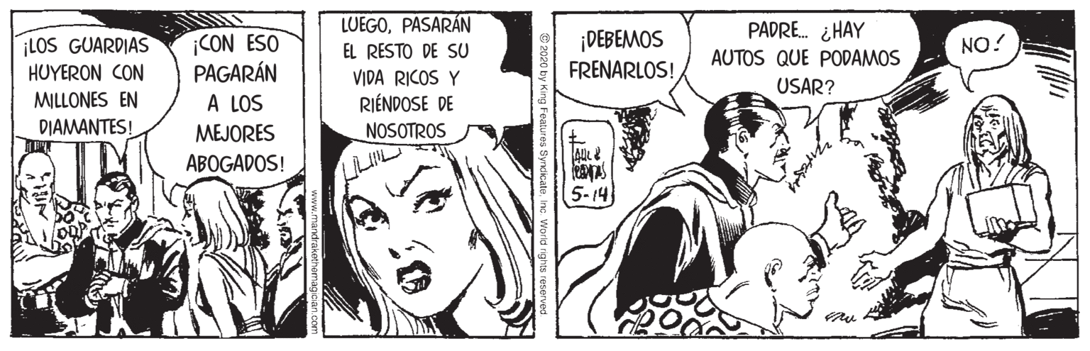 Comic book OCR: LUEGOPASARÁN PADRE. ¿HAY LOS GUARDIAS HUYERON CON ¡CON ESO PAGARÁN A LOS ¡DEBEMOS FRENARLOS! EL RESTO DE SU NO! AUTOS QUE PODAMOS VIDA RICOS Y USAR? MILLONES EN RIÉNDOSE DE DIAMANTES! MEJORES NOSOTROS ABOGADOS! 5-14 LUEGOPASARÁN PADRE. ¿HAY LOS GUARDIAS HUYERON CON ¡CON ESO PAGARÁN A LOS ¡DEBEMOS FRENARLOS! EL RESTO DE SU NO! AUTOS QUE PODAMOS VIDA RICOS Y USAR? MILLONES EN RIÉNDOSE DE DIAMANTES! MEJORES NOSOTROS ABOGADOS! 5-14