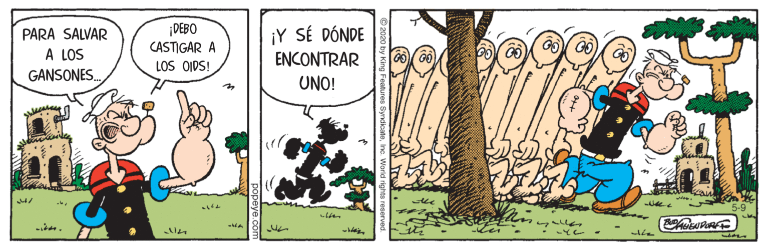 Trunk OCR: PARA SALVAR A LOS GANSONES. ¡DEBO CASTIGAR A LOS OIDS! ¡Y SÉ DÓNDE ENCONTRAR UNO! 5-9 the PARA SALVAR A LOS GANSONES. ¡DEBO CASTIGAR A LOS OIDS! ¡Y SÉ DÓNDE ENCONTRAR UNO! 5-9 the