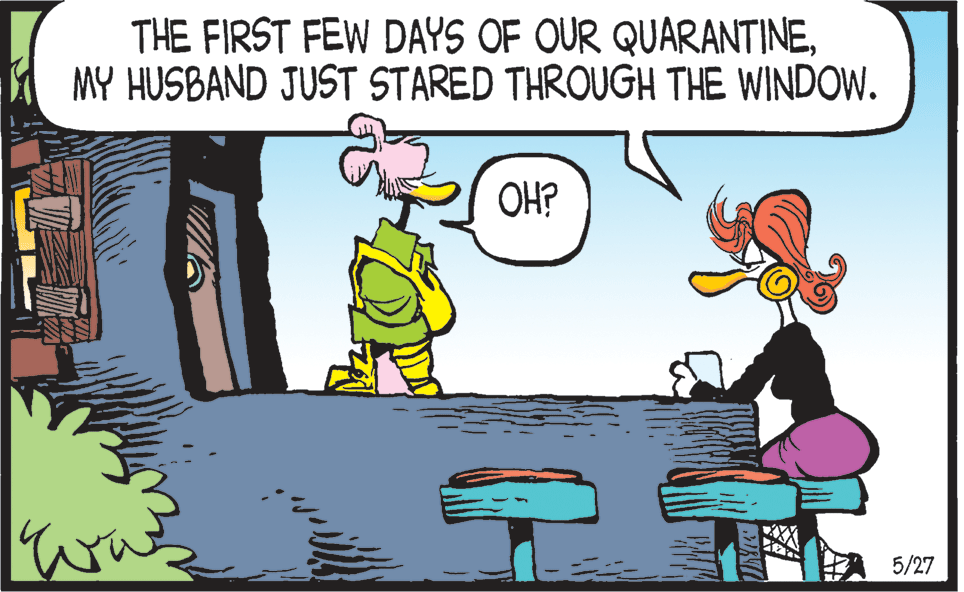 Parallel OCR: THE FIRST FEW DAYS OF OUR QUARANTINEMY HUSBAND JUST STARED THROUGH THE WINDOW. OH? 5/27 THE FIRST FEW DAYS OF OUR QUARANTINEMY HUSBAND JUST STARED THROUGH THE WINDOW. OH? 5/27