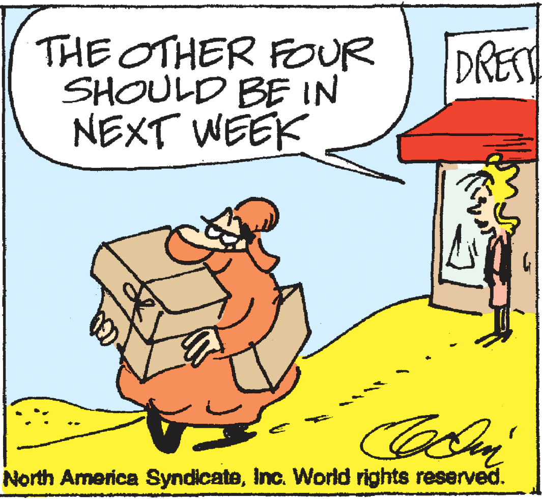 Pleased OCR: THE OTHER FOUR SHOULD BE IN NEXT WEEK DREST North America SyndicateInc. World rights reserved. THE OTHER FOUR SHOULD BE IN NEXT WEEK DREST North America SyndicateInc. World rights reserved.