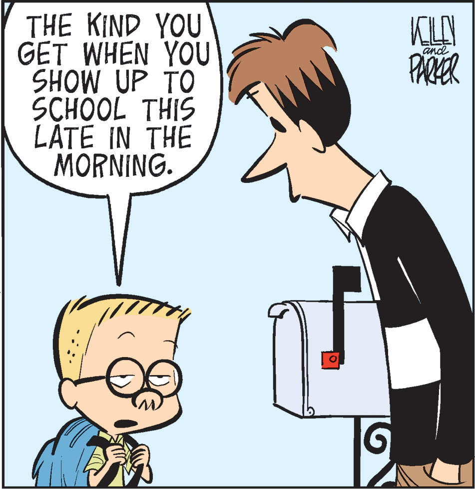 Human body OCR: THE KIND YOU GET WHEN YOU SHOW UP TO SCHOOL THIS LATE IN THE MORNING. and PAER THE KIND YOU GET WHEN YOU SHOW UP TO SCHOOL THIS LATE IN THE MORNING. and PAER