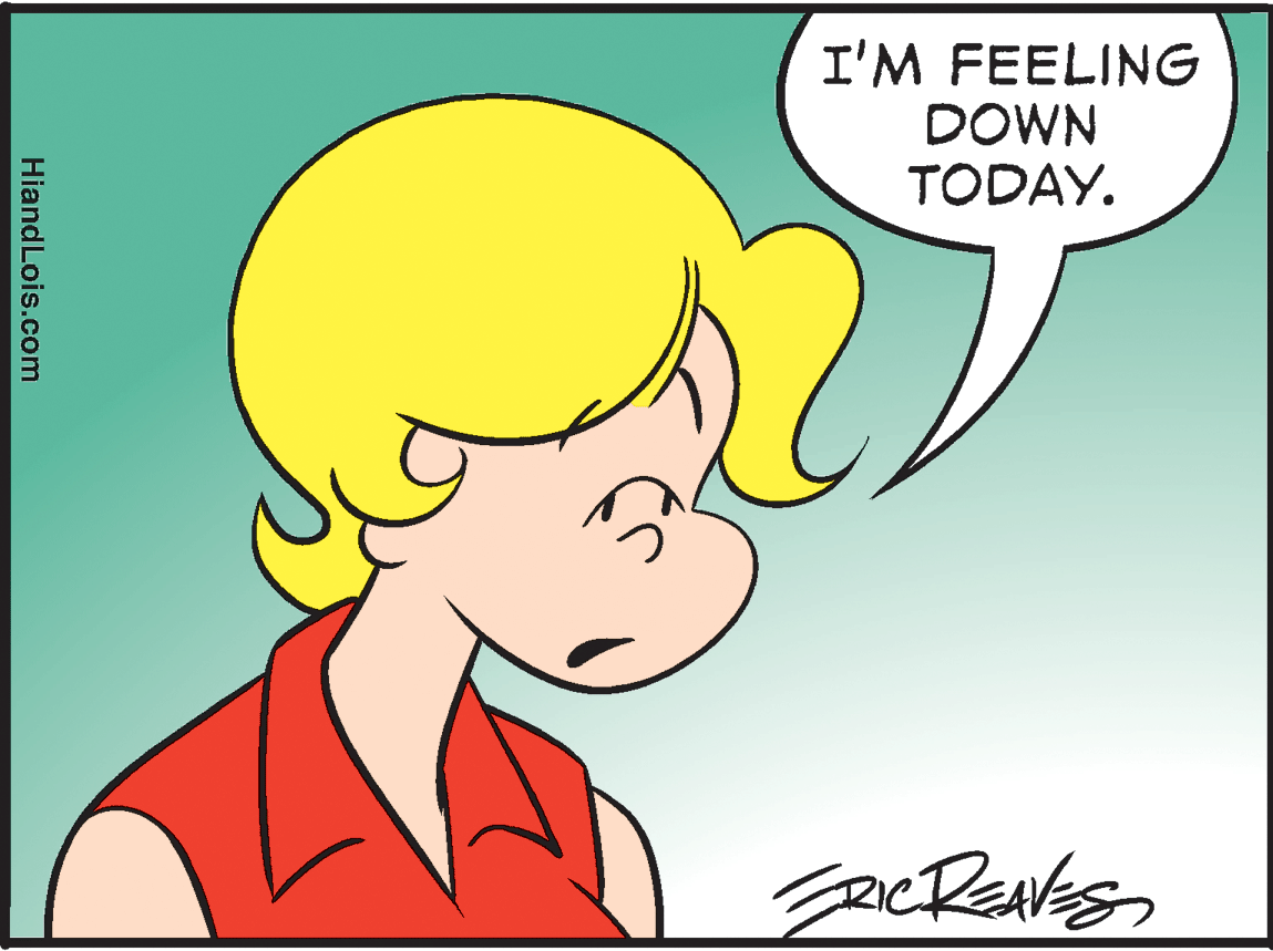 Happy OCR: I'M FEELING DOWN TODAY. HiandLois.com I'M FEELING DOWN TODAY. HiandLois.com