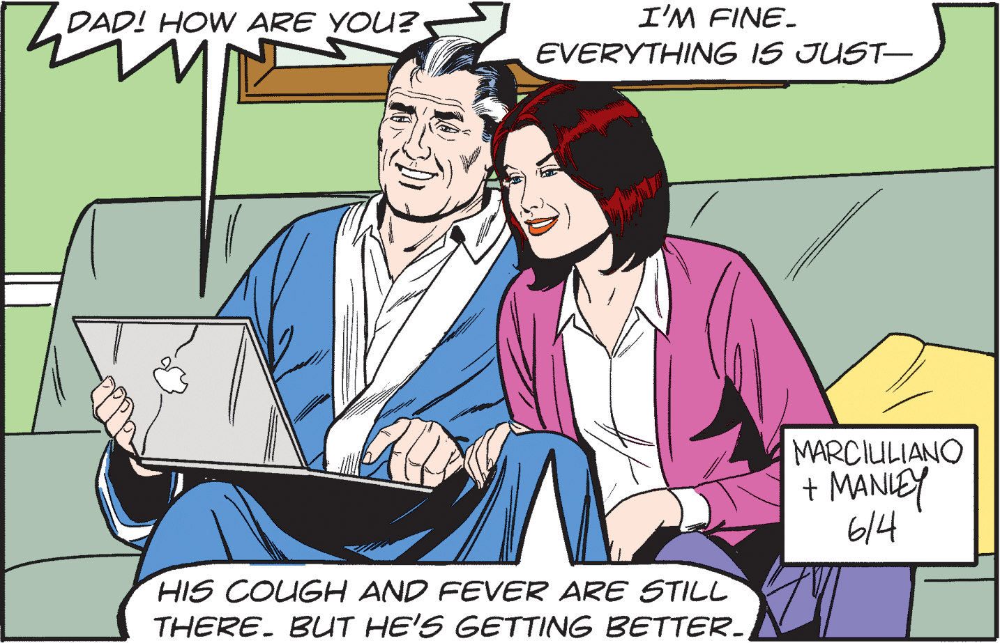 Personal computer OCR: DAD! HOW ARE YOU? I'M FINE. EVERYTHING IS JUST- MARCIULIANO + MANIEY 614 HIS COUGH AND FEVER ARE STILL THERE. BUT HE'S GETTING BETTER.DAD! HOW ARE YOU? I'M FINE. EVERYTHING IS JUST- MARCIULIANO + MANIEY 614 HIS COUGH AND FEVER ARE STILL THERE. BUT HE'S GETTING BETTER.
