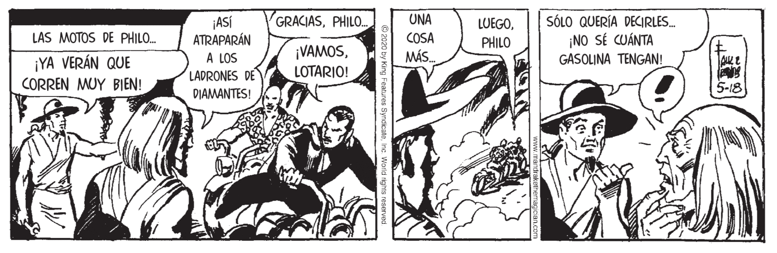 Comics OCR: GRACIASPHILO. UNA SÓLO QUERÍA DECIRLES. ¡ASÍ ATRAPARÁN LUEGOLAS MOTOS DE PHILO. ¡NO SÉ CUÁNTA GASOLINA TENGAN! COSA PHILO ¡VAMOSLOTARIO! MÁS. ¡YA VERÁN QUE CORREN MUY BIEN! A LOS LADRONES DE 5-18 DIAMANTES! GRACIASPHILO. UNA SÓLO QUERÍA DECIRLES. ¡ASÍ ATRAPARÁN LUEGOLAS MOTOS DE PHILO. ¡NO SÉ CUÁNTA GASOLINA TENGAN! COSA PHILO ¡VAMOSLOTARIO! MÁS. ¡YA VERÁN QUE CORREN MUY BIEN! A LOS LADRONES DE 5-18 DIAMANTES!