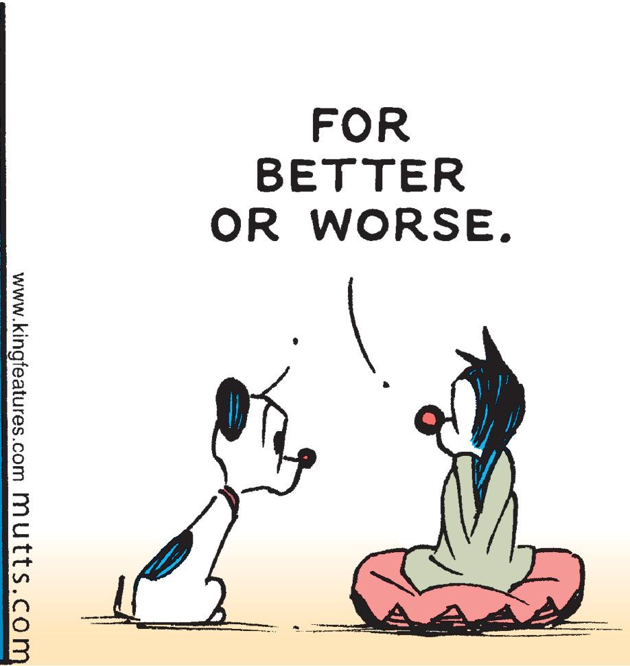 Art OCR: FOR ?ETTER OR WORSE. www.kingfeatures.com mutts.com FOR ?ETTER OR WORSE. www.kingfeatures.com mutts.com