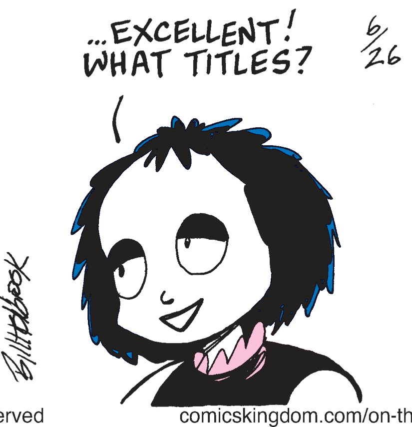 Mammal OCR: ..EXCELLENT! WHAT TITLES? 26 erved comicskingdom.com/on-th ..EXCELLENT! WHAT TITLES? 26 erved comicskingdom.com/on-th