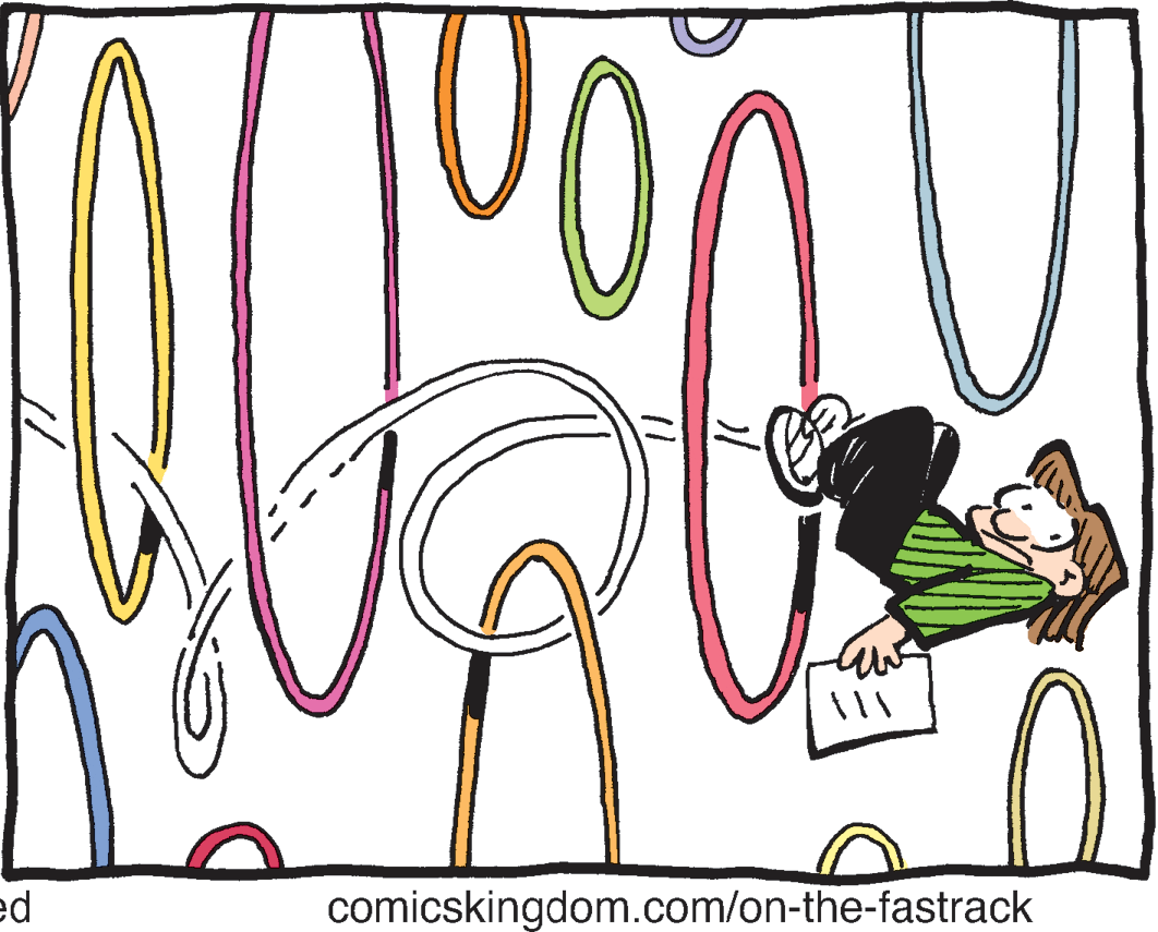 Artwork OCR: ed comicskingdom.com/on-the-fastrack ed comicskingdom.com/on-the-fastrack
