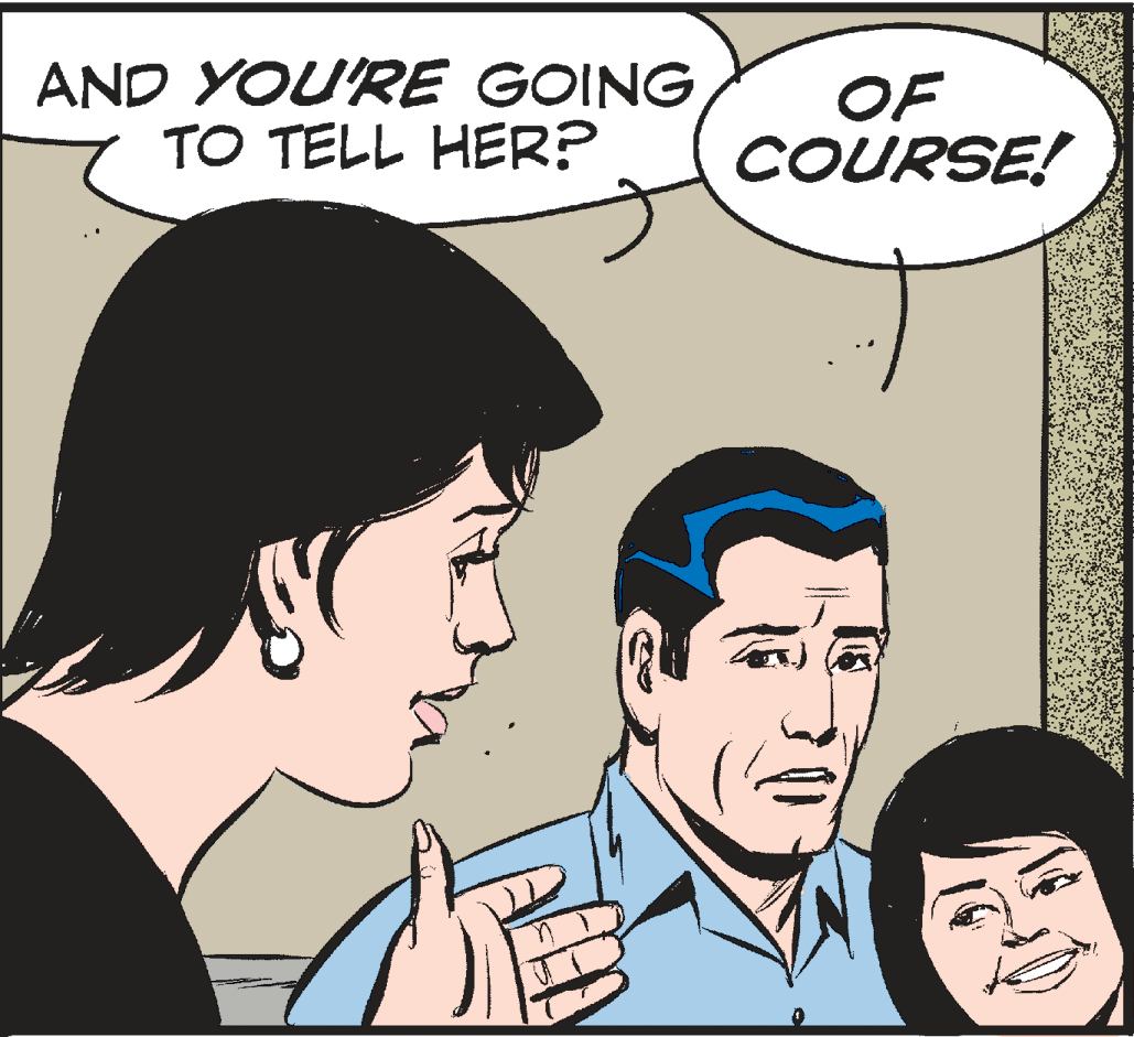 Mammal OCR: AND YOU'RE GOING TO TELL HER? OF COURSE! AND YOU'RE GOING TO TELL HER? OF COURSE!