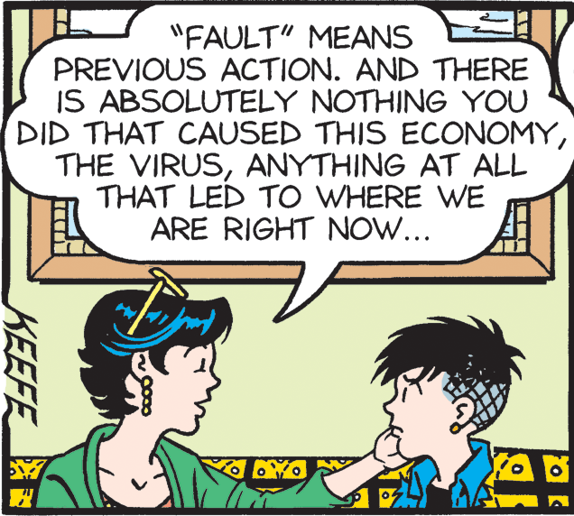 Font OCR: "FAULT" MEANS PREVIOUS ACTION. AND THERE IS ABSOLUTELY NOTHING YOU DID THAT CAUSED THIS ECONOMYANYTHING AT ALL THAT LED TO WHERE WE ARE RIGHT NOW... KEEFE "FAULT" MEANS PREVIOUS ACTION. AND THERE IS ABSOLUTELY NOTHING YOU DID THAT CAUSED THIS ECONOMYTHE VIRUSANYTHING AT ALL THAT LED TO WHERE WE ARE RIGHT NOW... KEEFE